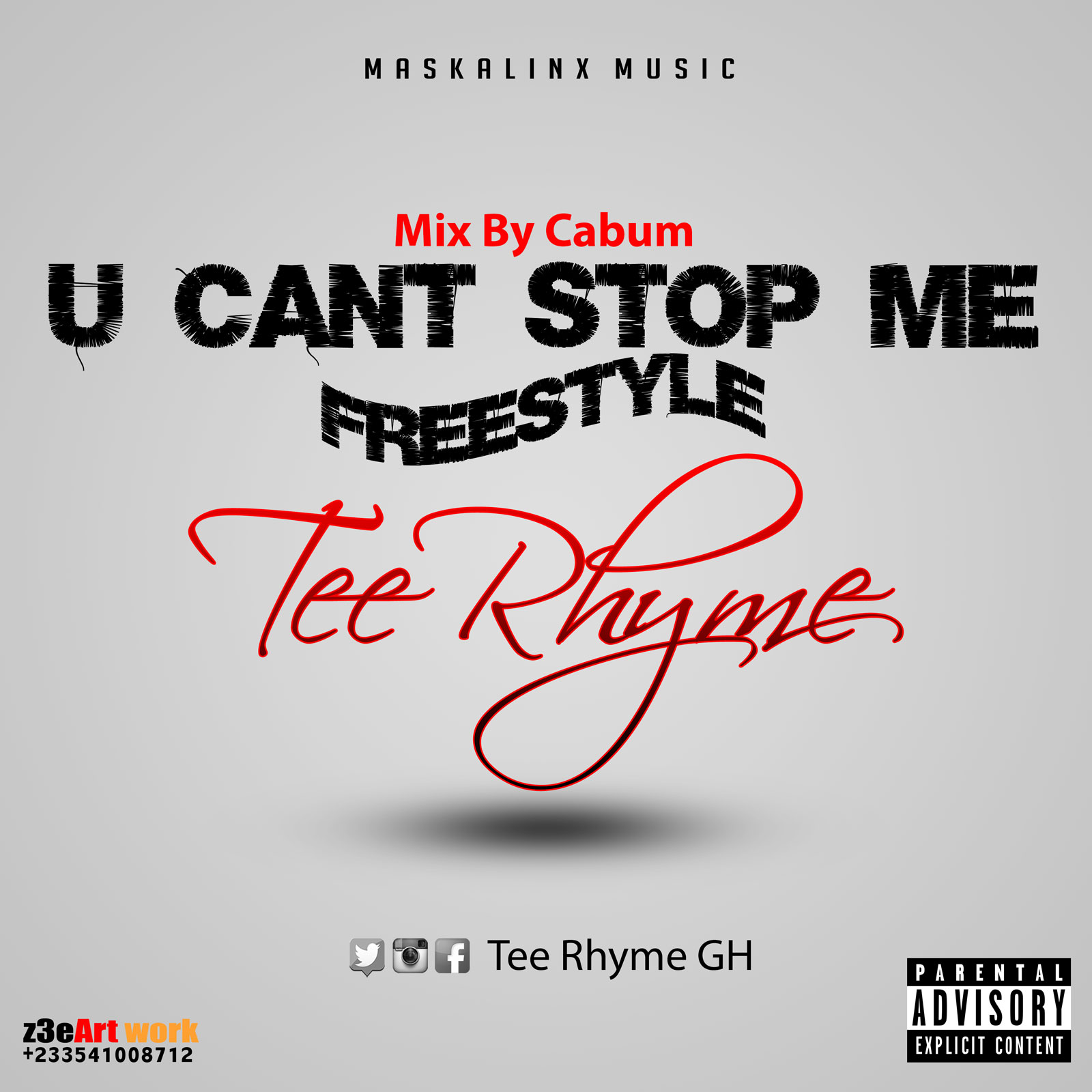 Tee Rhyme - U Cant Stop Me (still dre cover) Mixed by cabum 